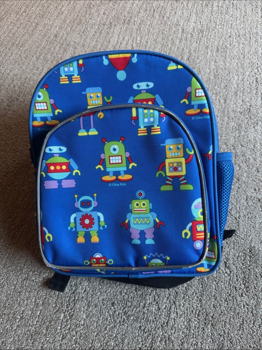 Wildling Blue Robot Kids Backpack